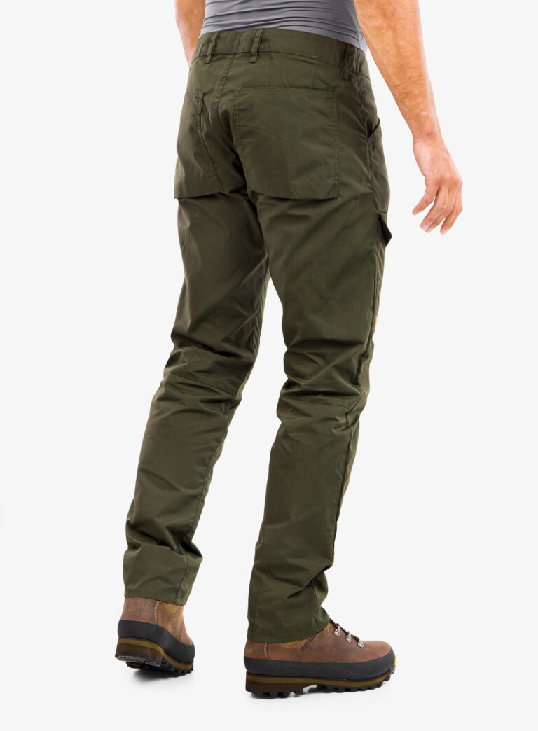 Pantaloni drumetie Fjallraven Greenland Jeans Regular - deep forest preţ