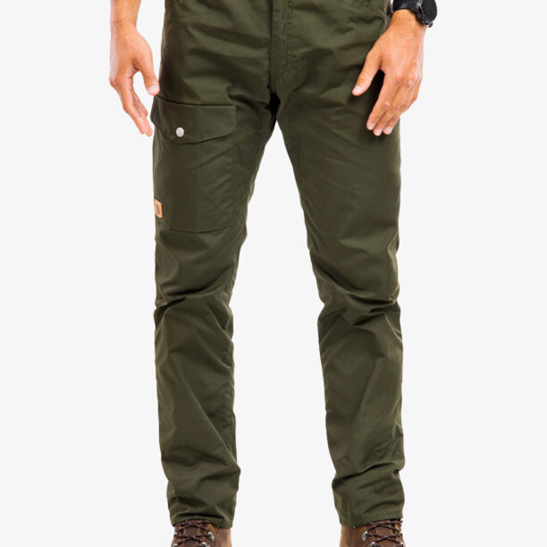 Pantaloni drumetie Fjallraven Greenland Jeans Regular - deep forest