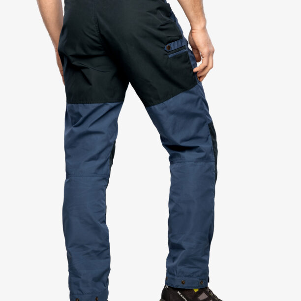 Pantaloni drumetie Fjallraven Greenland Trail Trousers - indigo blue/dark navy preţ