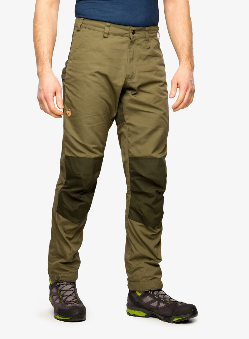 Cumpăra Pantaloni drumetie Fjallraven Greenland Trail Trousers - laurel green/deep forest