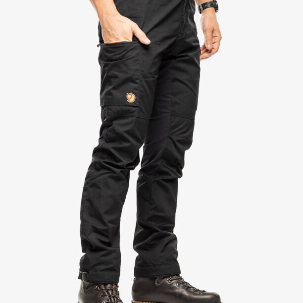 Preţ Pantaloni drumetie Fjallraven Kaipak Trousers - black