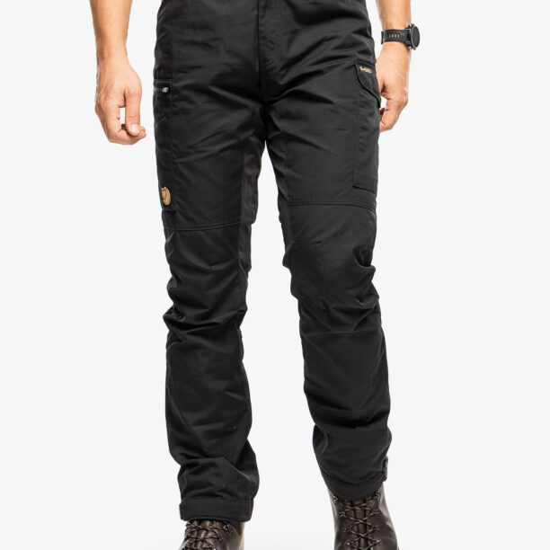 Pantaloni drumetie Fjallraven Kaipak Trousers - black