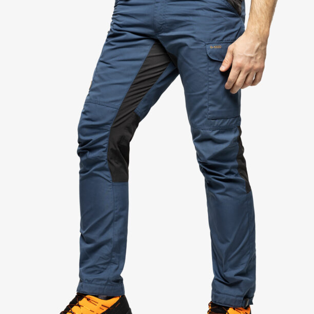 Cumpăra Pantaloni drumetie Fjallraven Kaipak Trousers - uncle blue/grey