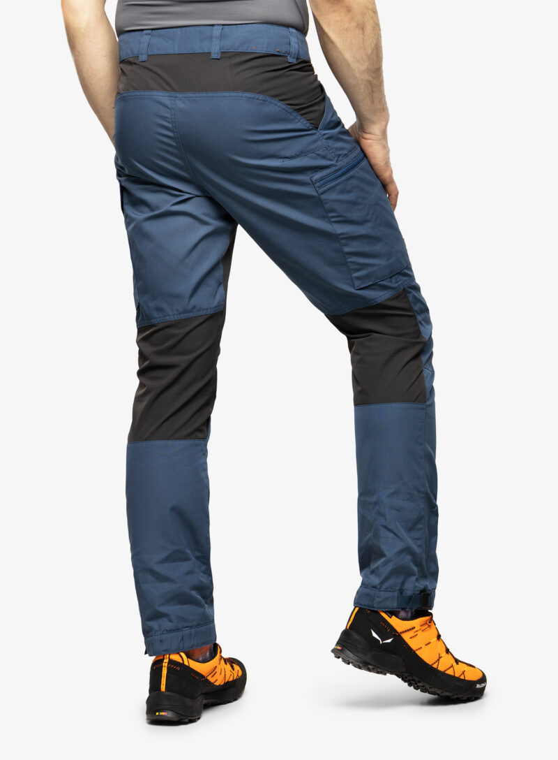 Preţ Pantaloni drumetie Fjallraven Kaipak Trousers - uncle blue/grey