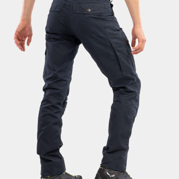 Pantaloni drumetie Fjallraven Karl Pro Trousers - dark navy preţ