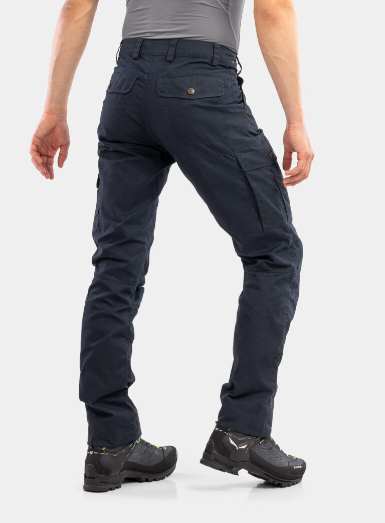 Pantaloni drumetie Fjallraven Karl Pro Trousers - dark navy preţ