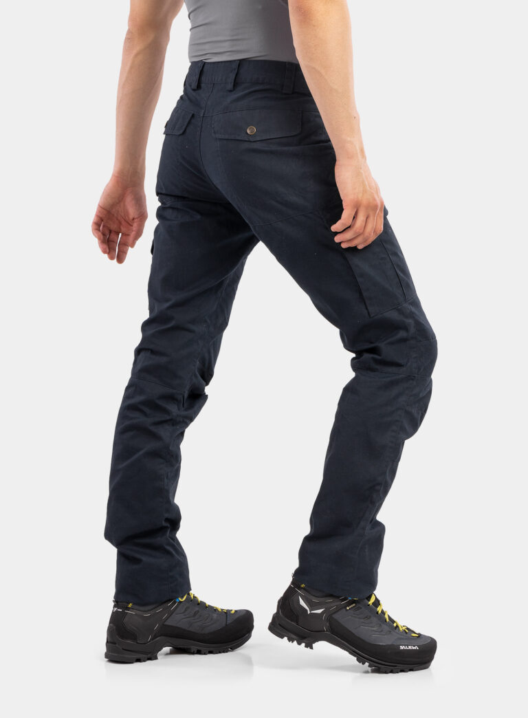 Original Pantaloni drumetie Fjallraven Karl Pro Trousers - dark navy