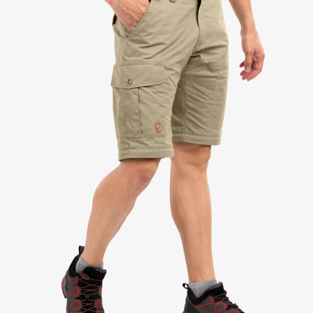 Pantaloni drumetie Fjallraven Karl Pro Zip-off Trousers - savanna preţ