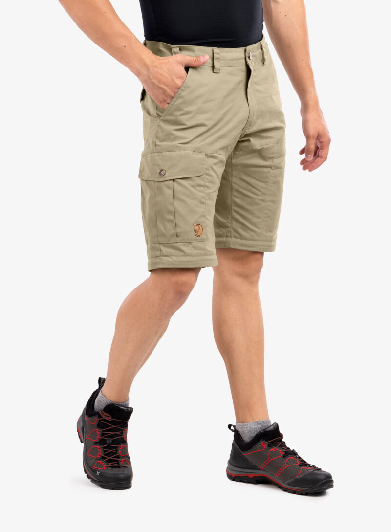 Pantaloni drumetie Fjallraven Karl Pro Zip-off Trousers - savanna preţ