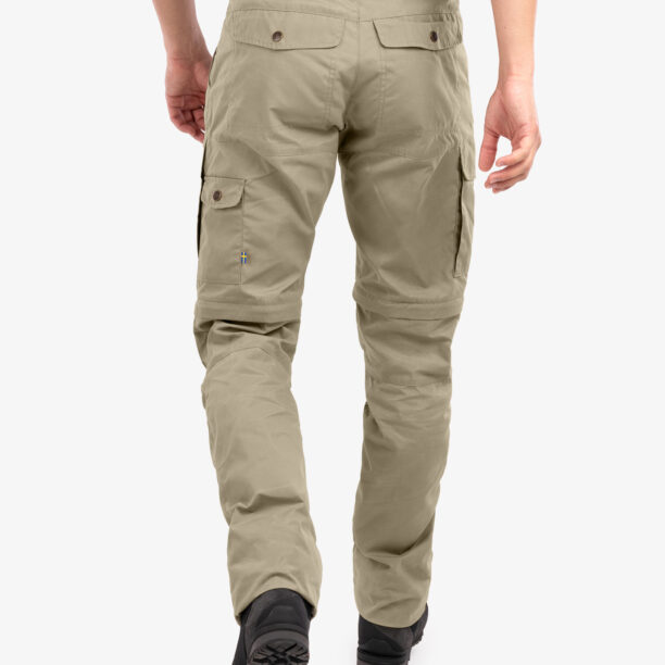 Cumpăra Pantaloni drumetie Fjallraven Karl Pro Zip-off Trousers - savanna