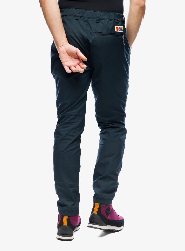 Pantaloni drumetie Fjallraven Vardag Trousers - dark navy preţ