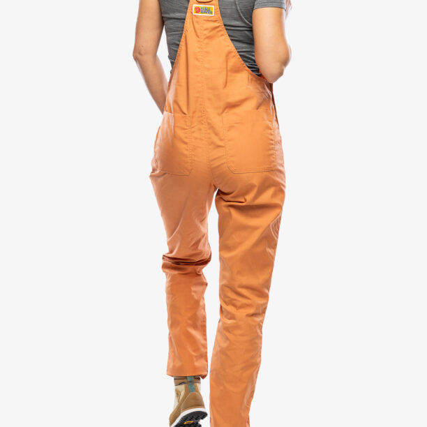 Pantaloni drumetie femei Fjallraven Vardag Dungaree Trousers - desert brown preţ