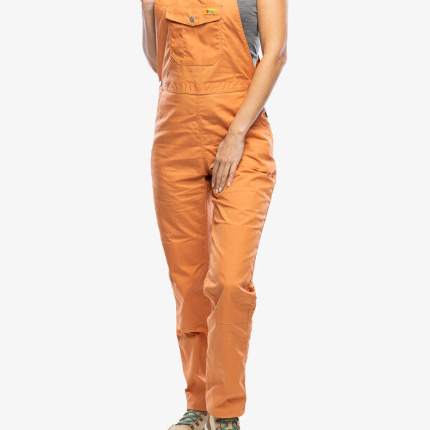 Pantaloni drumetie femei Fjallraven Vardag Dungaree Trousers - desert brown