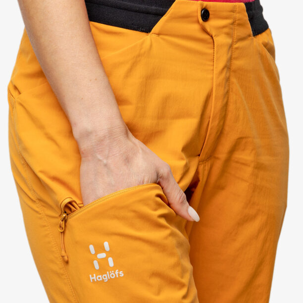 Preţ Pantaloni drumetie femei Haglofs L.I.M Fuse Pant - desert yellow