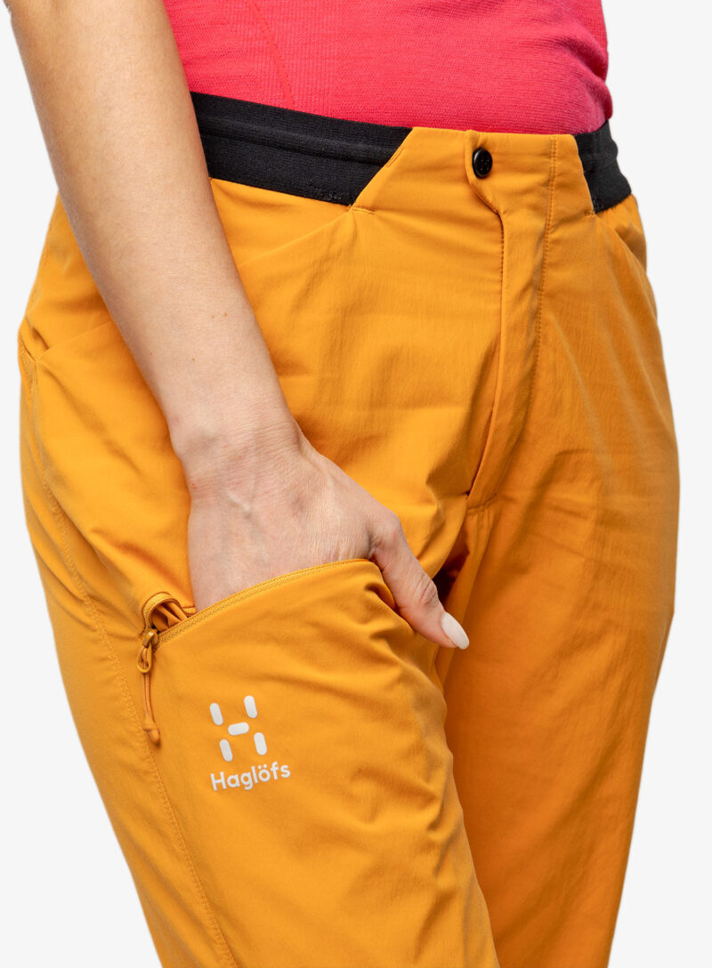 Preţ Pantaloni drumetie femei Haglofs L.I.M Fuse Pant - desert yellow