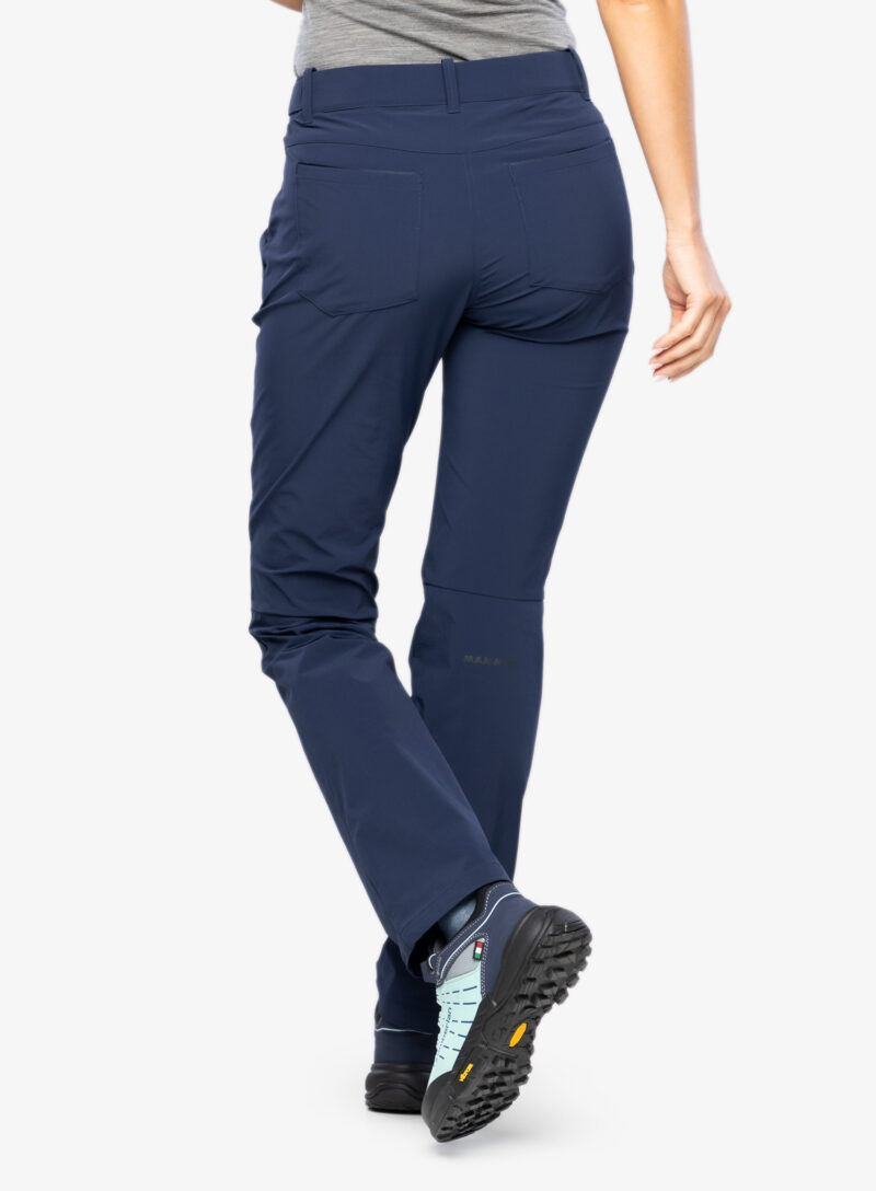 Pantaloni drumetie femei Mammut Runbold Pants - marine preţ