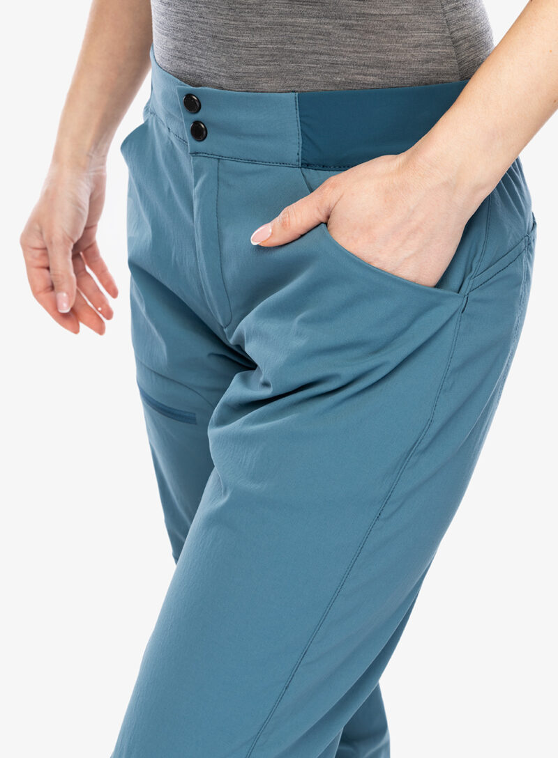 Original Pantaloni drumetie femei Mountain Equipment Altun Pant - indian teal