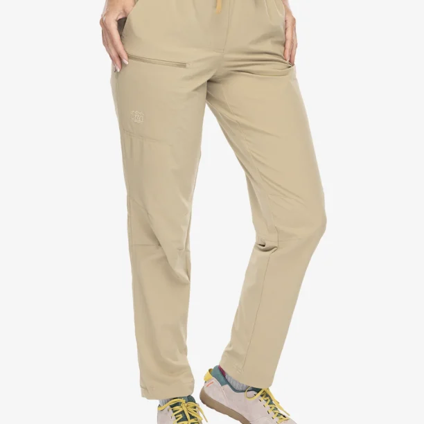 Pantaloni drumetie femei Turbat Odyssey Lite - cornstalk sand