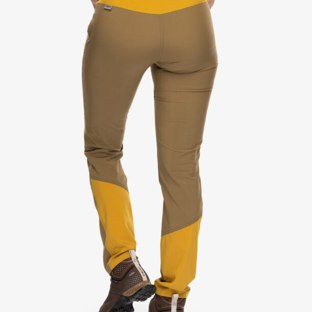 Pantaloni drumetie femei Turbat Prut Pro - butternut khaki/harvest gold preţ