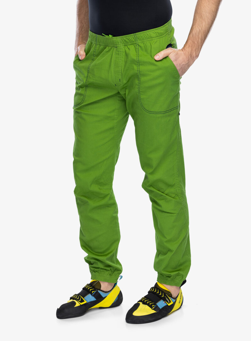 Pantaloni escalada Ocun Jaws Pants - green spindle tree