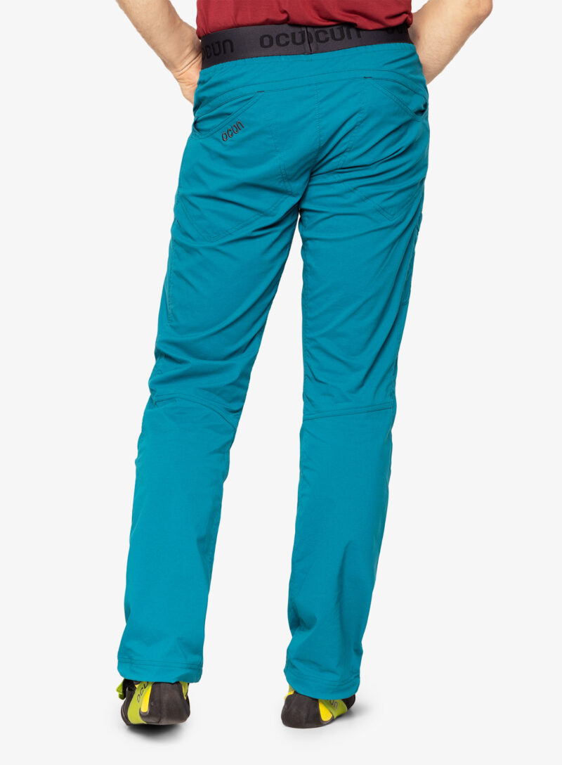 Pantaloni escalada Ocun Mania Eco Pants - turquoise deep lagoon preţ