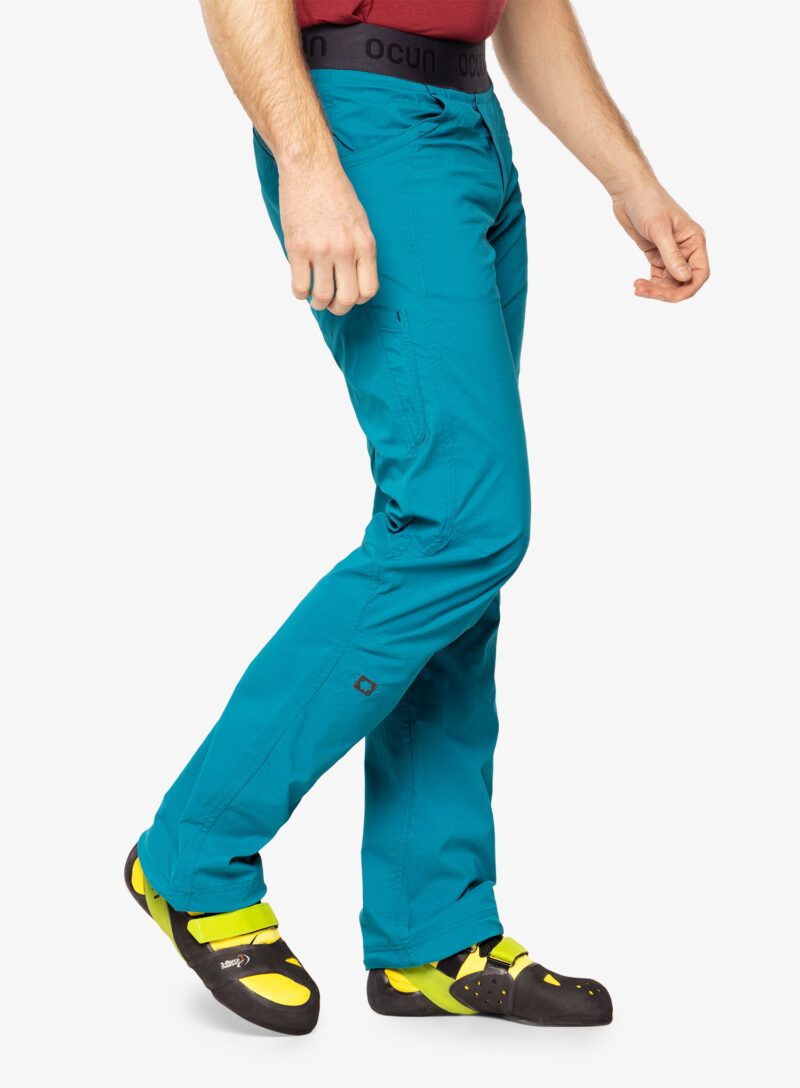 Cumpăra Pantaloni escalada Ocun Mania Eco Pants - turquoise deep lagoon