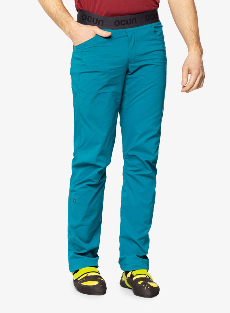 Pantaloni escalada Ocun Mania Eco Pants - turquoise deep lagoon