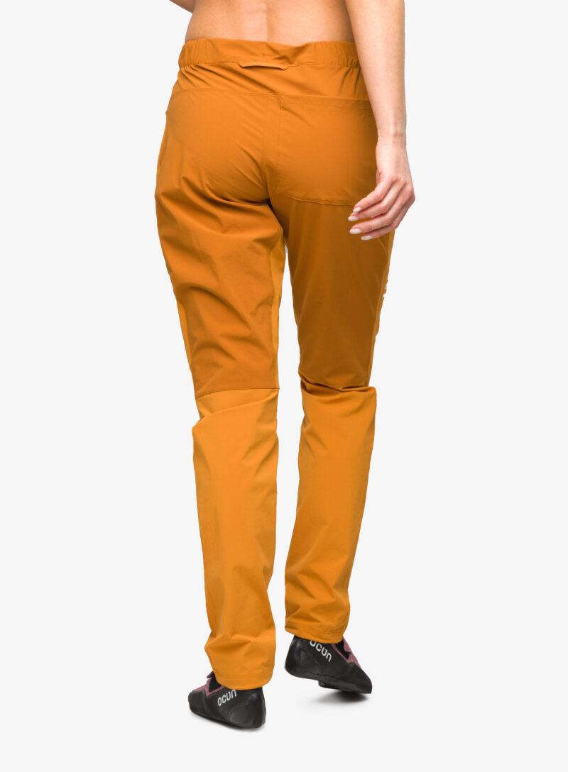 Pantaloni escalada femei Haglofs ROC Lite Slim Pant - desert yellow/golden brown preţ