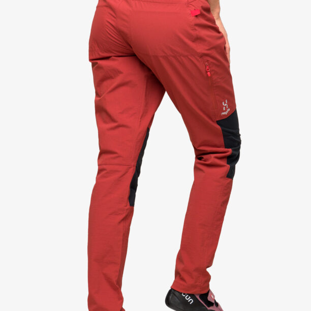 Pantaloni escalada femei Haglofs ROC Spitz Pant - corrosion/poppy red preţ