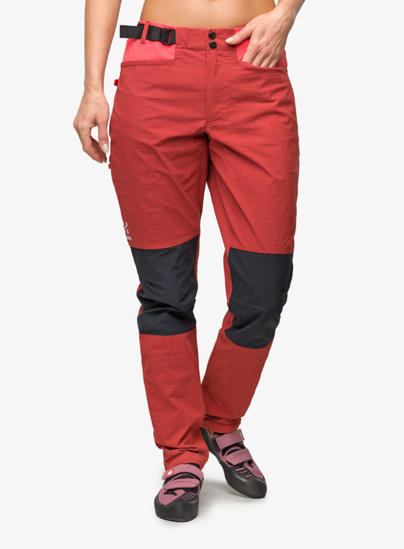 Cumpăra Pantaloni escalada femei Haglofs ROC Spitz Pant - corrosion/poppy red