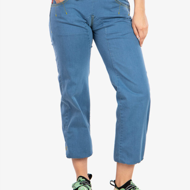 Pantaloni escalada femei ProRock Maya - light blue jeans