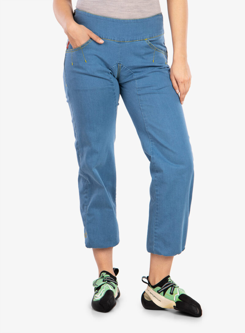 Pantaloni escalada femei ProRock Maya - light blue jeans