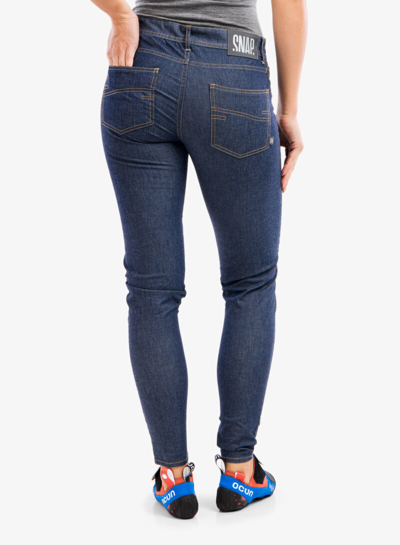 Pantaloni escalada femei SNAP Skinny Jean Pants - blue denim preţ