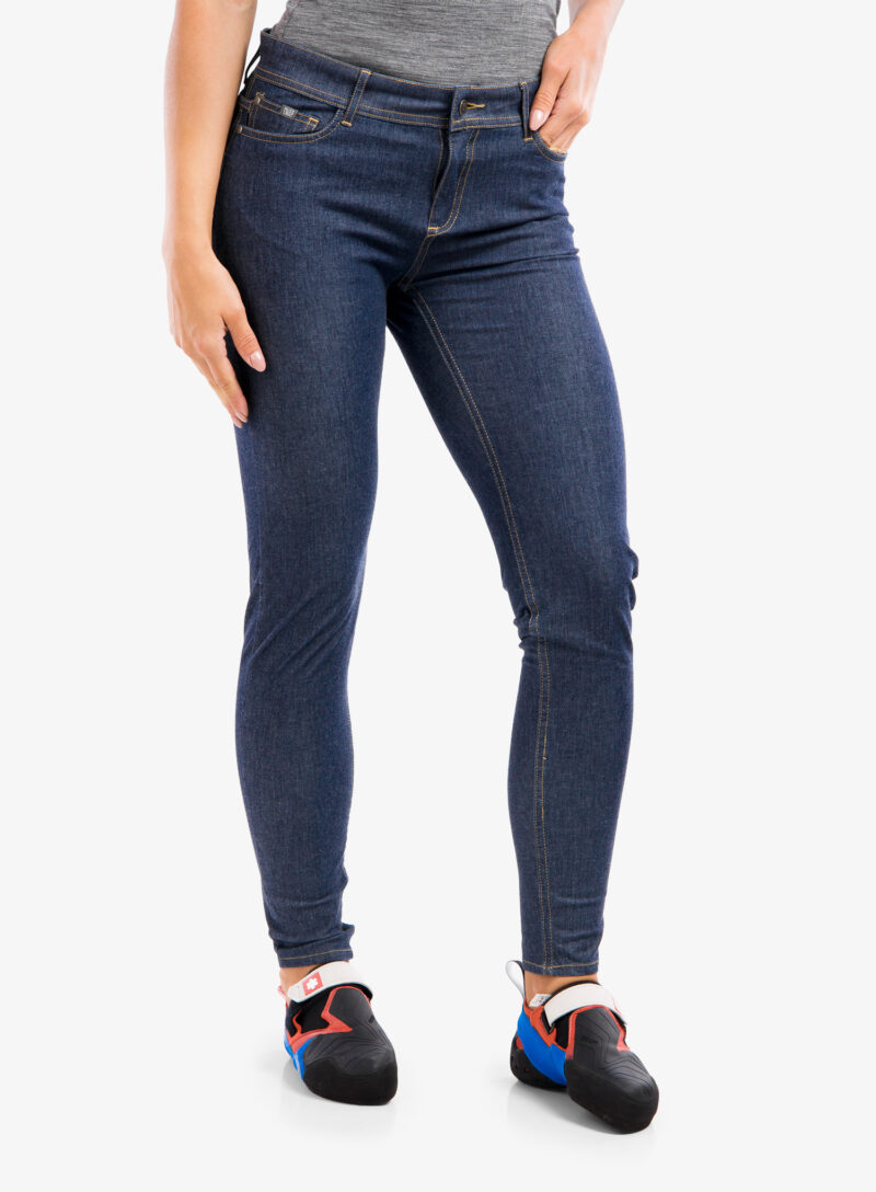 Preţ Pantaloni escalada femei SNAP Skinny Jean Pants - blue denim