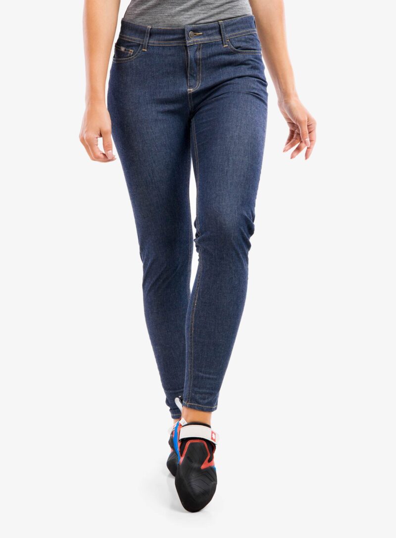 Pantaloni escalada femei SNAP Skinny Jean Pants - blue denim