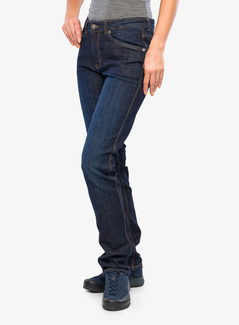 Cumpăra Pantaloni femei DUER Fireside Denim Slim Straight - dark stone