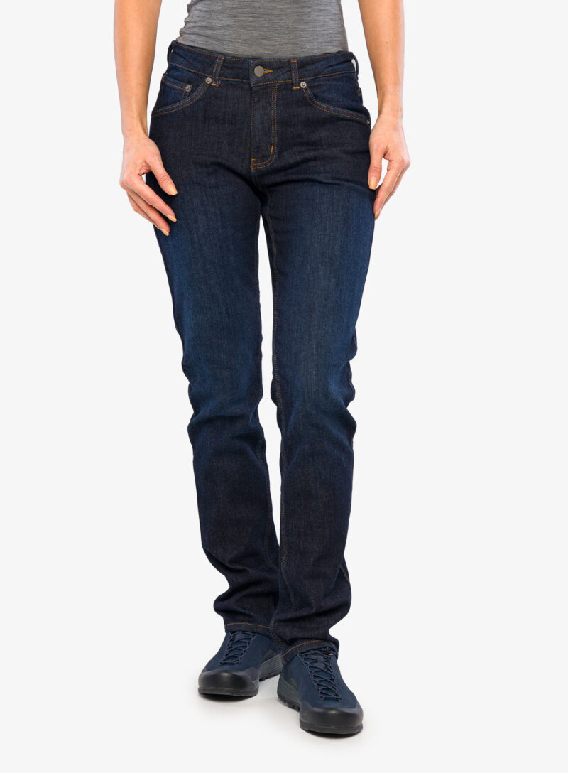 Preţ Pantaloni femei DUER Fireside Denim Slim Straight - dark stone