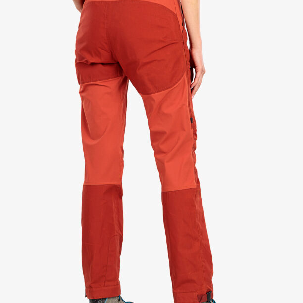 Pantaloni femei Fjallraven Abisko Lite Trekking Trs Reg - cabin red-rowan red preţ