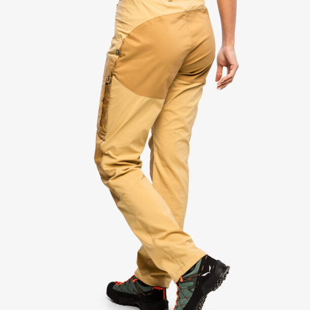 Pantaloni femei Fjallraven Abisko Midsummer Trousers Reg - dune beige/brown preţ