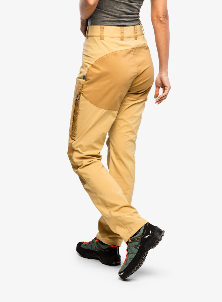 Pantaloni femei Fjallraven Abisko Midsummer Trousers Reg - dune beige/brown preţ