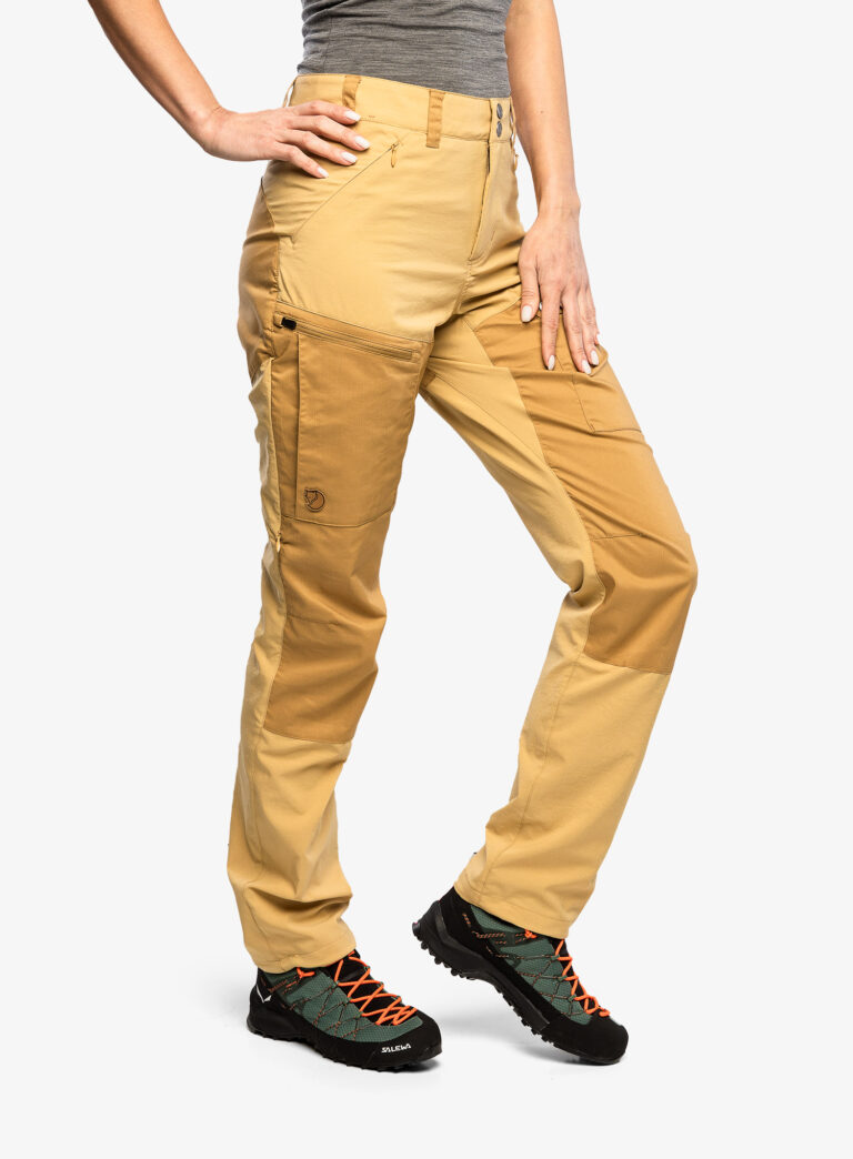 Cumpăra Pantaloni femei Fjallraven Abisko Midsummer Trousers Reg - dune beige/brown