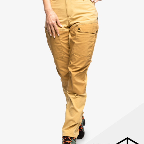 Pantaloni femei Fjallraven Abisko Midsummer Trousers Reg - dune beige/brown