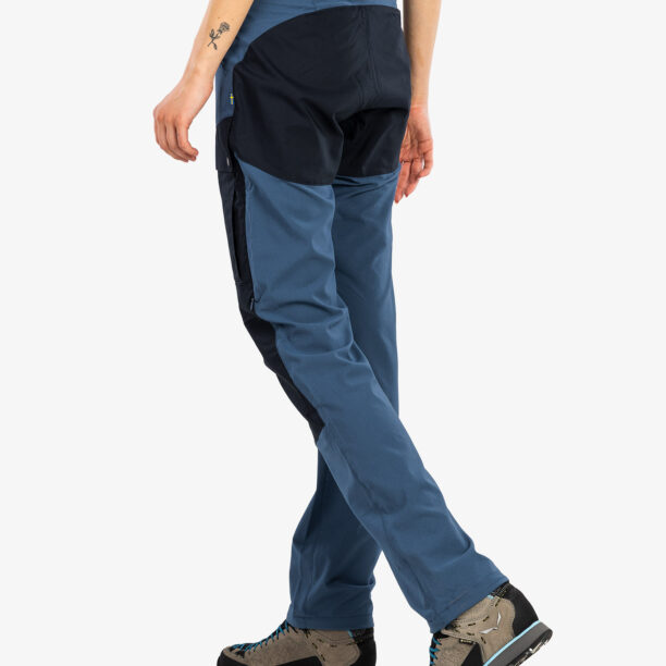 Pantaloni femei Fjallraven Abisko Midsummer Trs  - indigo blue-dark navy preţ