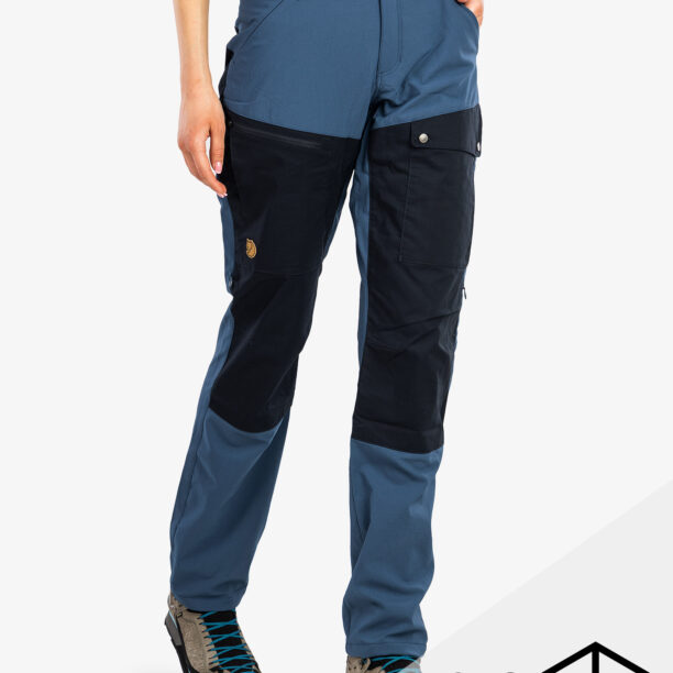 Pantaloni femei Fjallraven Abisko Midsummer Trs  - indigo blue-dark navy