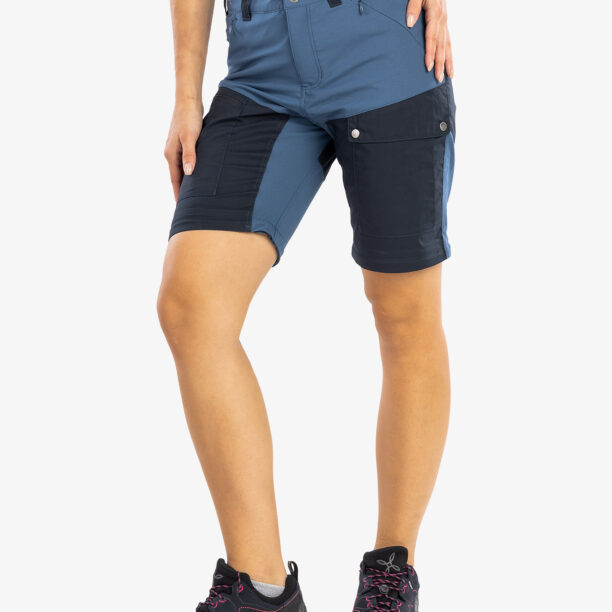 Pantaloni femei Fjallraven Abisko Midsummer Zip Off Trousers  - indigo blue/dark navy preţ