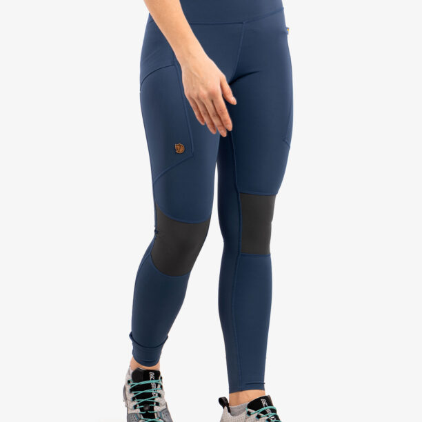 Preţ Pantaloni femei Fjallraven Abisko Trekking Tights Pro  - indigo blue/iron grey