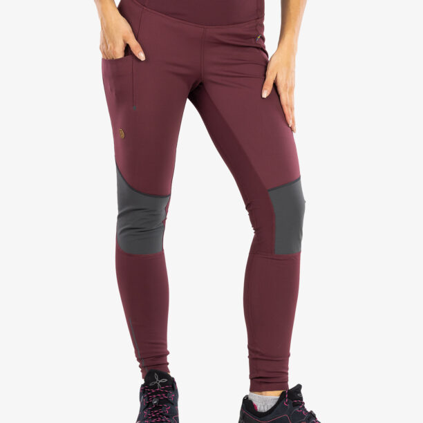 Cumpăra Pantaloni femei Fjallraven Abisko Värm Trekking Tights - port-iron grey