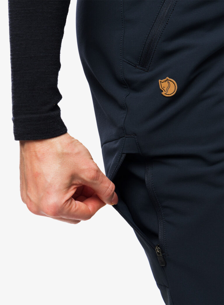 Pantaloni femei Fjallraven Abisko Winter Stretch Trousers W - dark navy - imagine 6