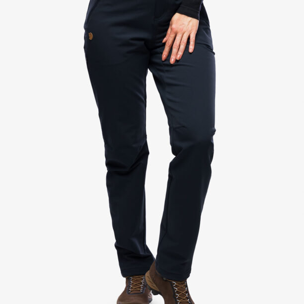 Pantaloni femei Fjallraven Abisko Winter Stretch Trousers W - dark navy