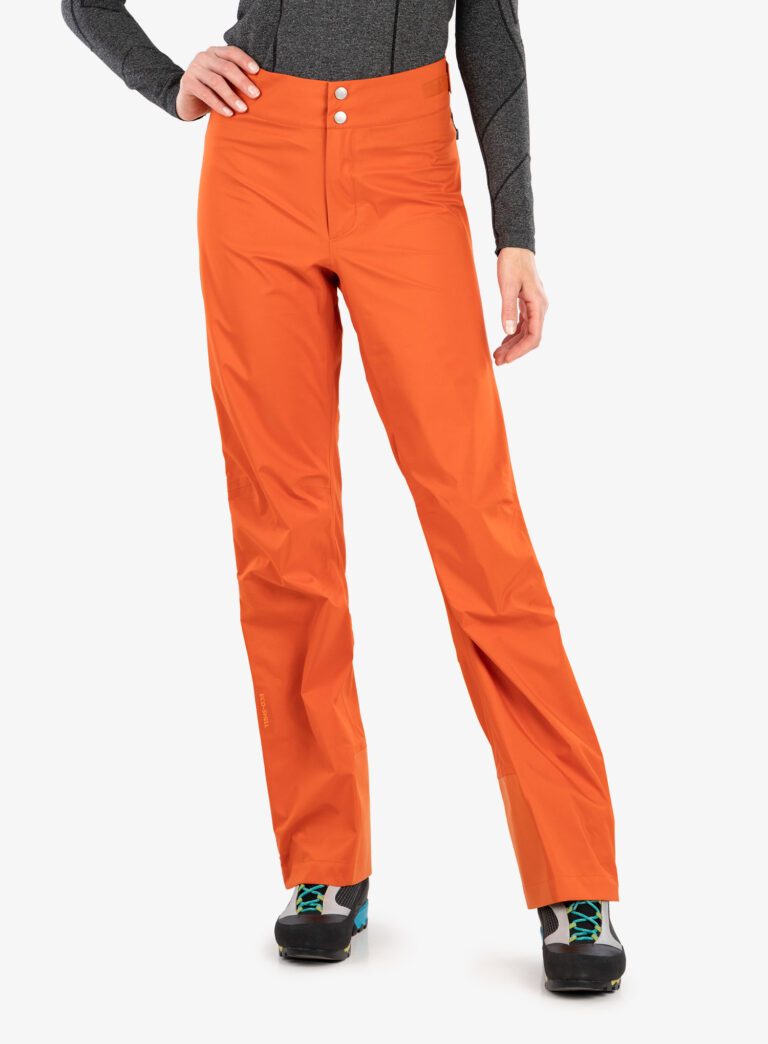 Pantaloni femei Fjallraven Bergtagen Lite Eco-Shell Trs  - hokkaido orange